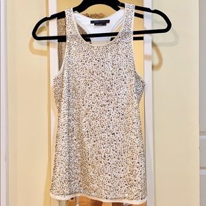 BCBGMAXAZRIA Sequin Sparkle Top